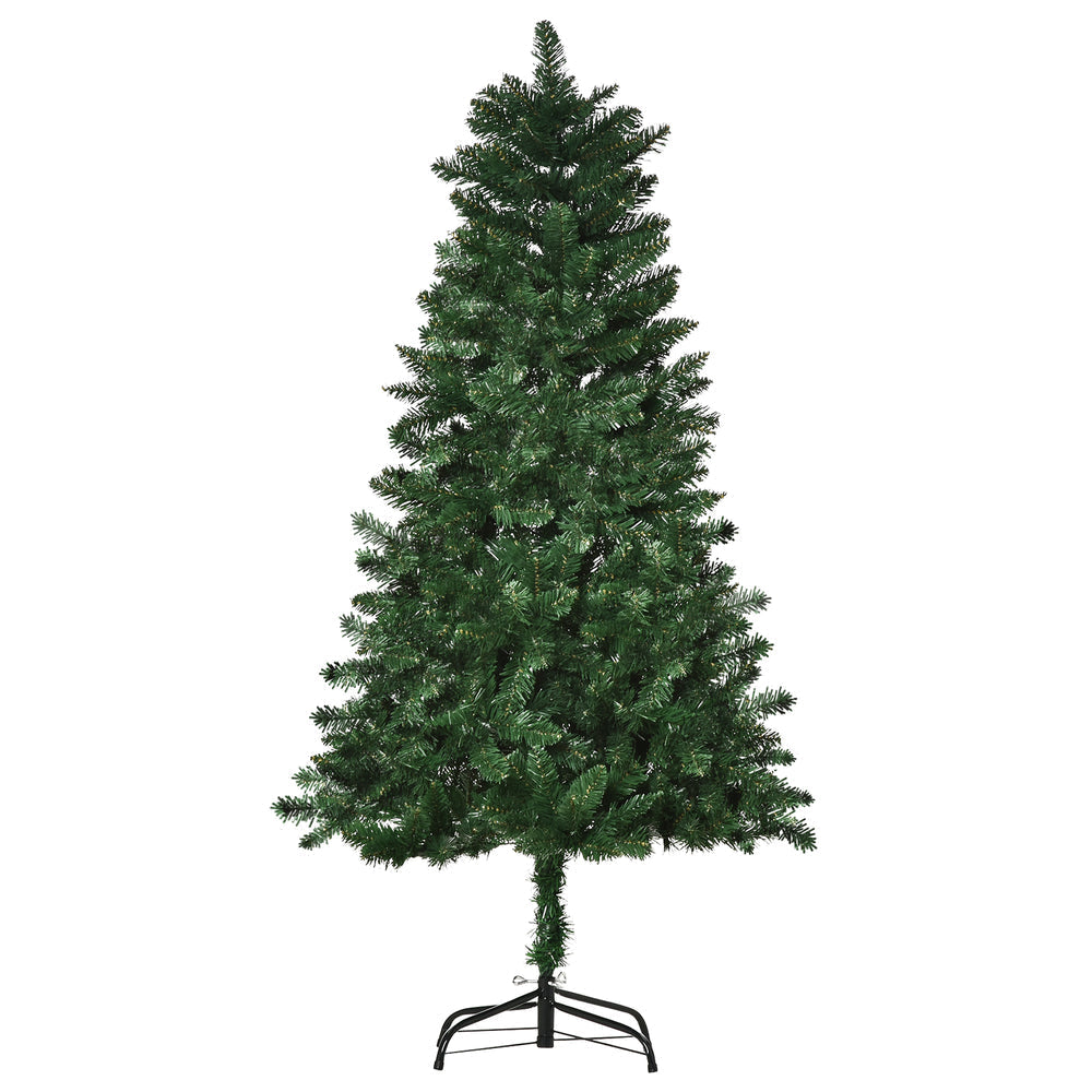 Sapin de Noël Artificiel 150H cm 454 Branches épines Imitation Nordmann Grand réalisme Vert